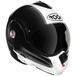 Casque Roof RO32 DESMO FLASH - Noir / Blanc Nacre