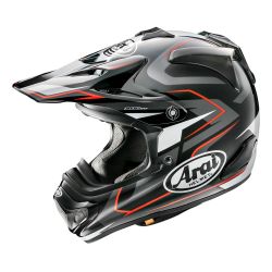 Casque Arai MX-V PURE - Gris / Noir / Rouge